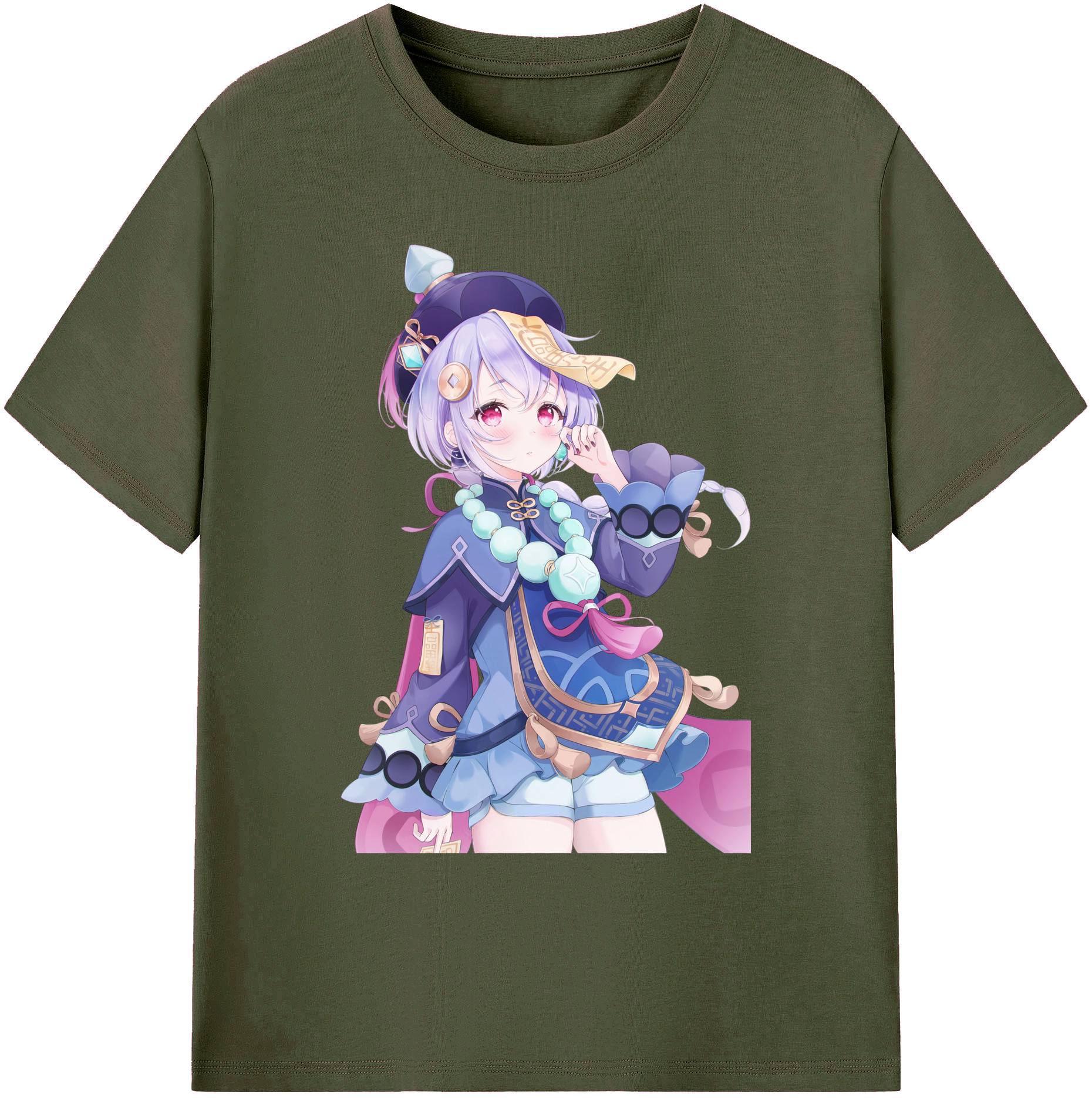 げんし神 七七 なな  genshin Nana 綿100％ メンズ半袖Tシャツ｜肌触りやわらか＆通気性
